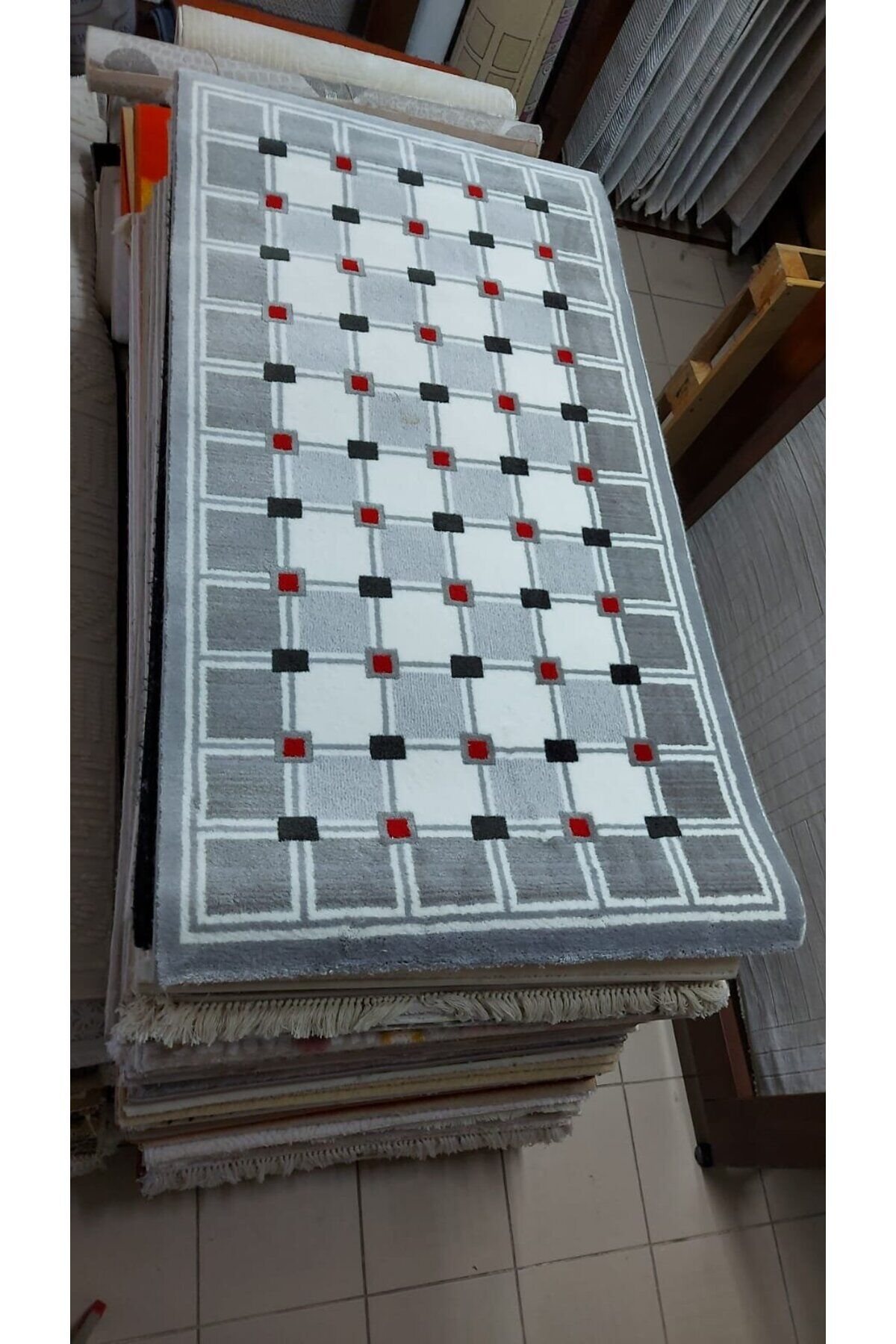 SIK DOKUMA KALIN HALILAR SEÇ BEĞEN AL TEK EBAT TEK FİYAT Gri̇ - 80 X 150