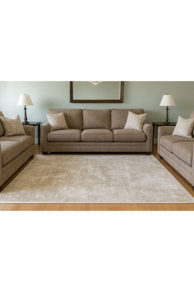 IRMAK SIK DOKUMA ORTA KALINLIKTA AKRİLİK MODERN SALON HALISI