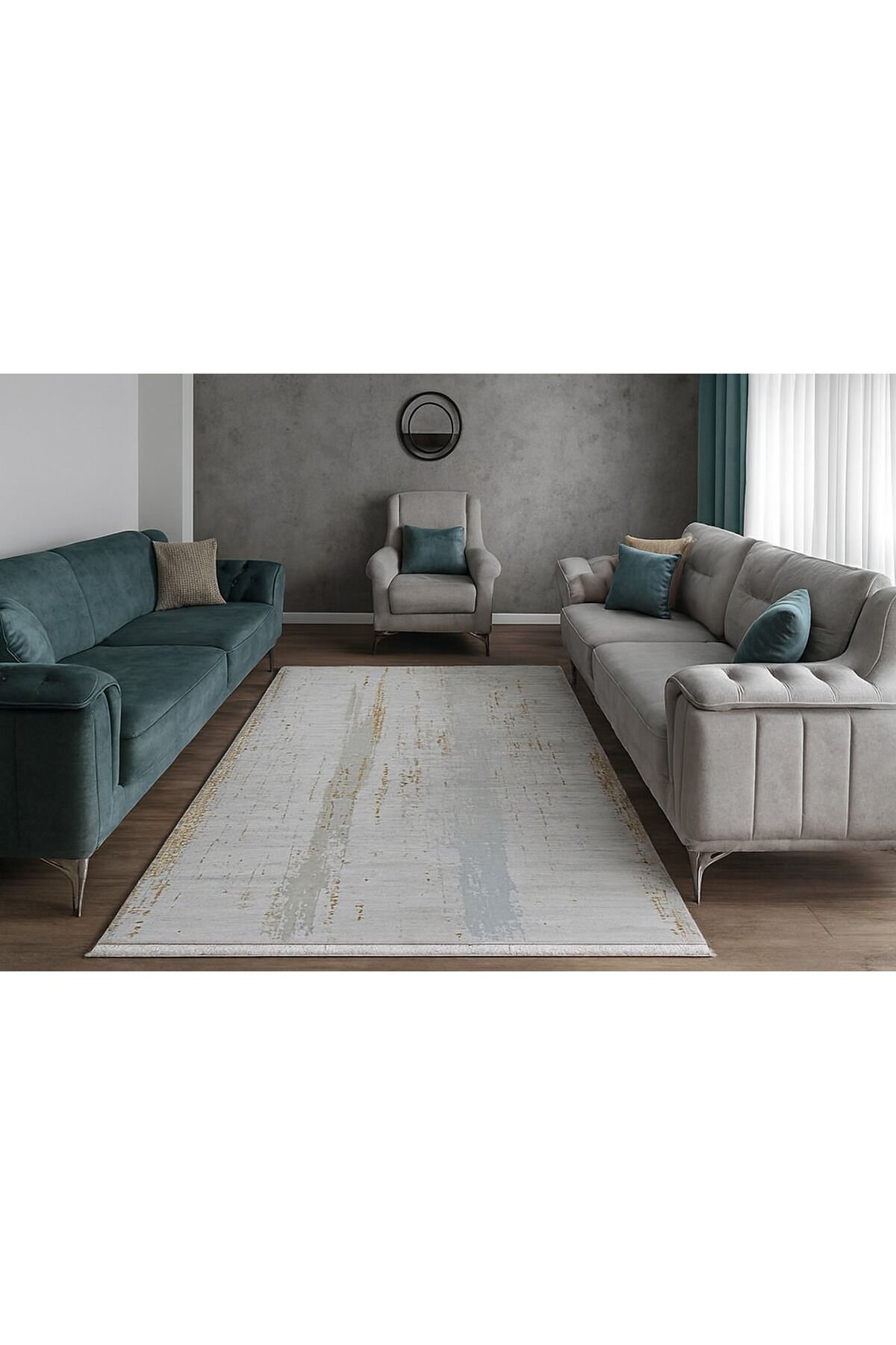 HALI SARAY SIK DOKUMA ORTA KALINLIKTA TOZ YAPMAYAN AKRİLİK HALI Multi̇ - 160 X 230