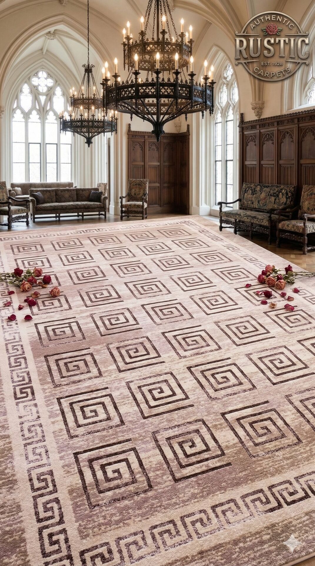 Yün Halı Uşak Saf Yün Mirage Parıltılı Floşlu Muhteşem Yün Halı Geleneksel Doku, Yün Halı