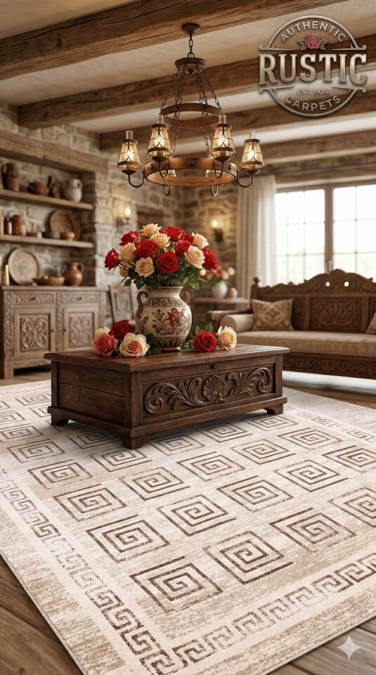 Yün Halı Uşak Saf Yün Mirage Parıltılı Floşlu Muhteşem Yün Halı Geleneksel Doku, Yün Halı