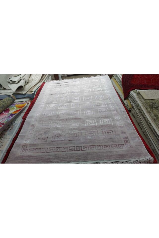 Yün Halı Uşak Saf Yün Mirage Parıltılı Muhteşem Yün Halı Mor 011geleneksel Doku, Yün Halı.