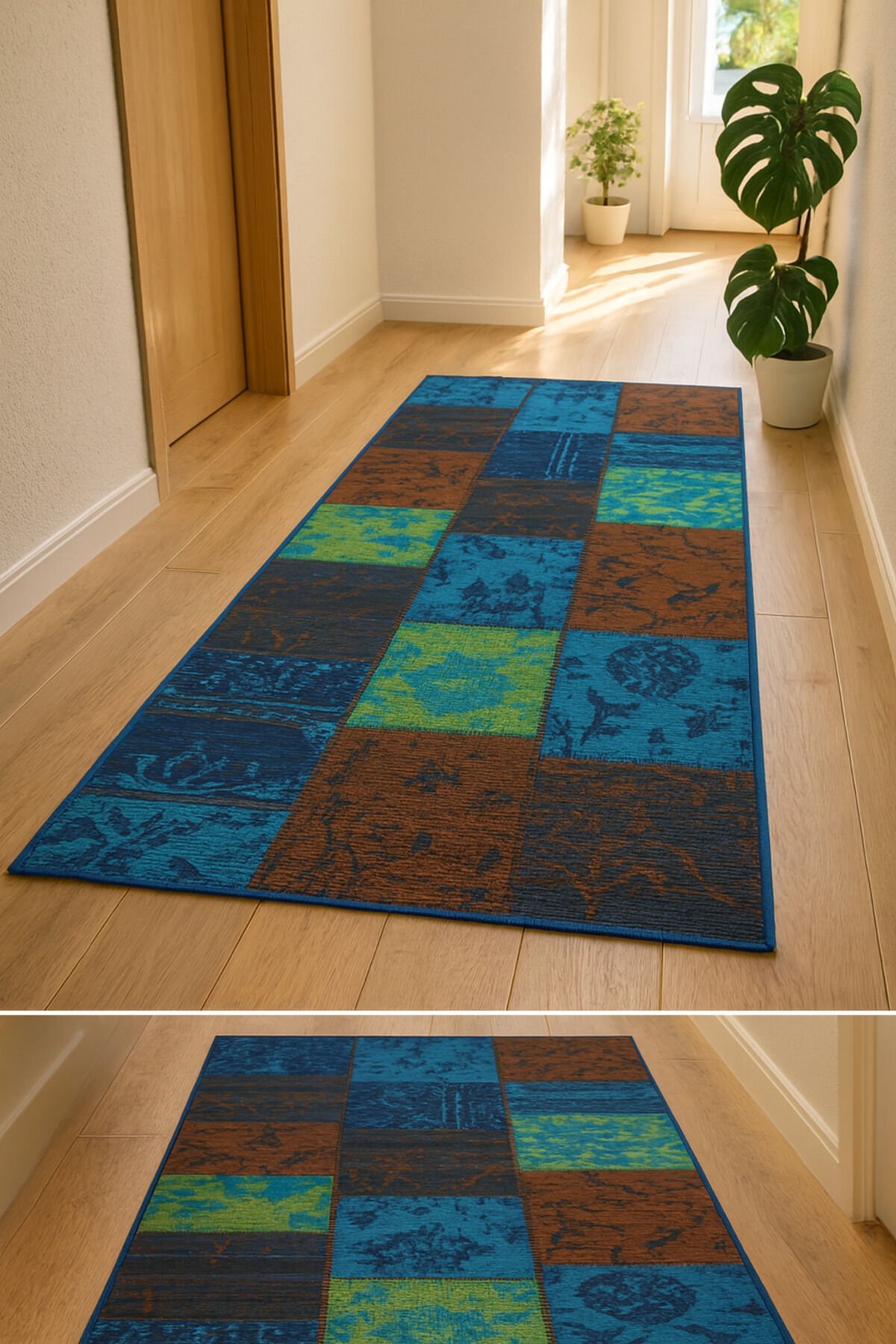 halı saray konsept Uşak Saf Yün Dokuma Halı Yeşil01 Geleneksel Doku, Yün Halı