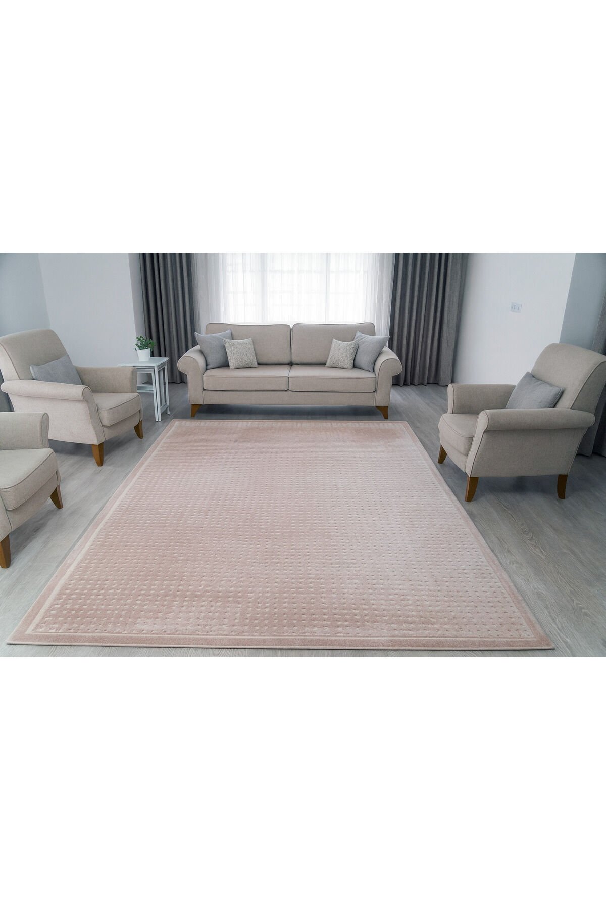 HALI SARAY AVANOS SIK DOKUMA ORTA KALINLIKTA TOZ YAPMAYAN AKRİLİK HALI Kahve - 160 X 230
