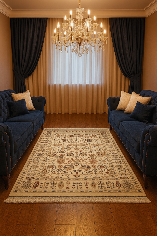 UŞAK SAFİ YÜN ÖZEL DEMİRCİ DOKUMA YÜKSEK KALİTE DOKUMA YÜN HALI