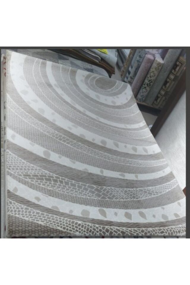 TİLYA SIK DOKUMA ORTA KALINLIKTA TOZ YAPMAYAN AKRİLİK HALI Gri̇ - 160 X 230