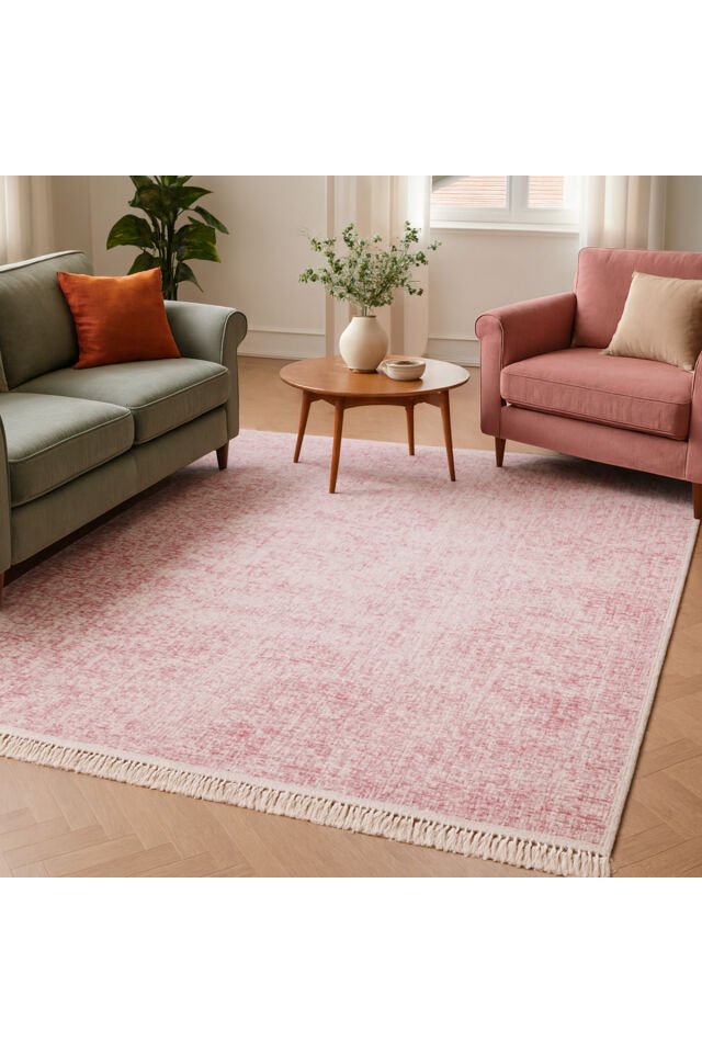 ASİL SIK DOKUMA KALIN HALI Pembe - 160 X 230