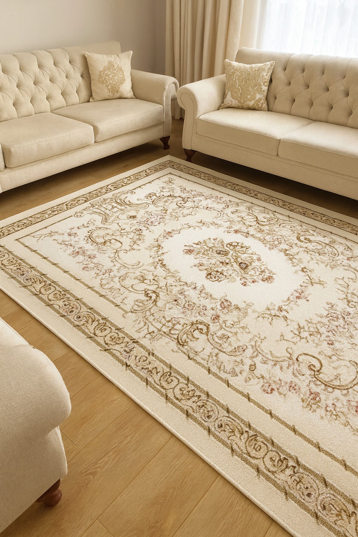 YÜN HALI UŞAK  SAF YÜN  SÜPER HALI Bej - 160 X 230