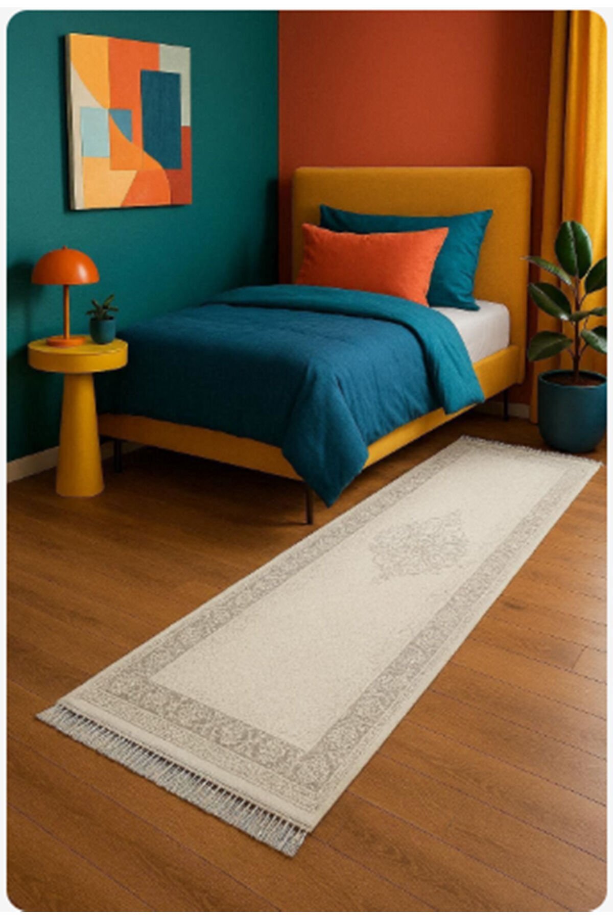 HALI SARAY HALI SÜPER YATAK ODASI HALILARI 070 Gri̇ - 80 X 150
