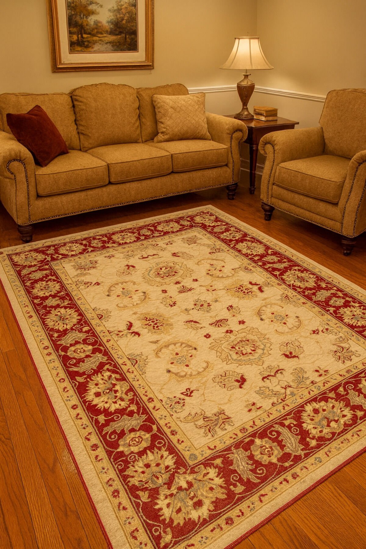 Yün Halı Uşak Saf Yün Halı Slc 01123 Geleneksel Doku, Yün Halı