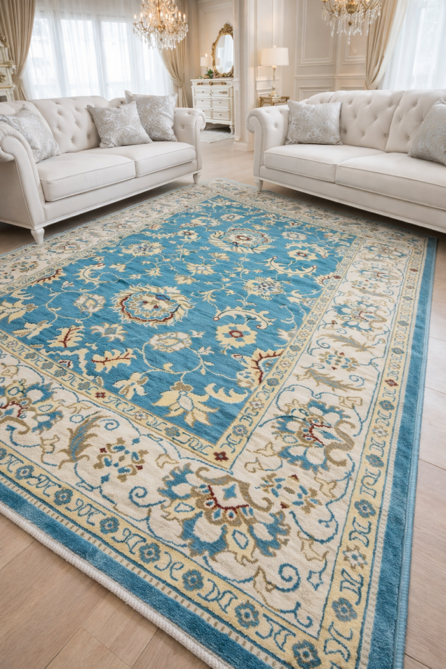 Yün Halı Uşak Saf Yün Halı Slc 0112 Geleneksel Doku, Yün Halı