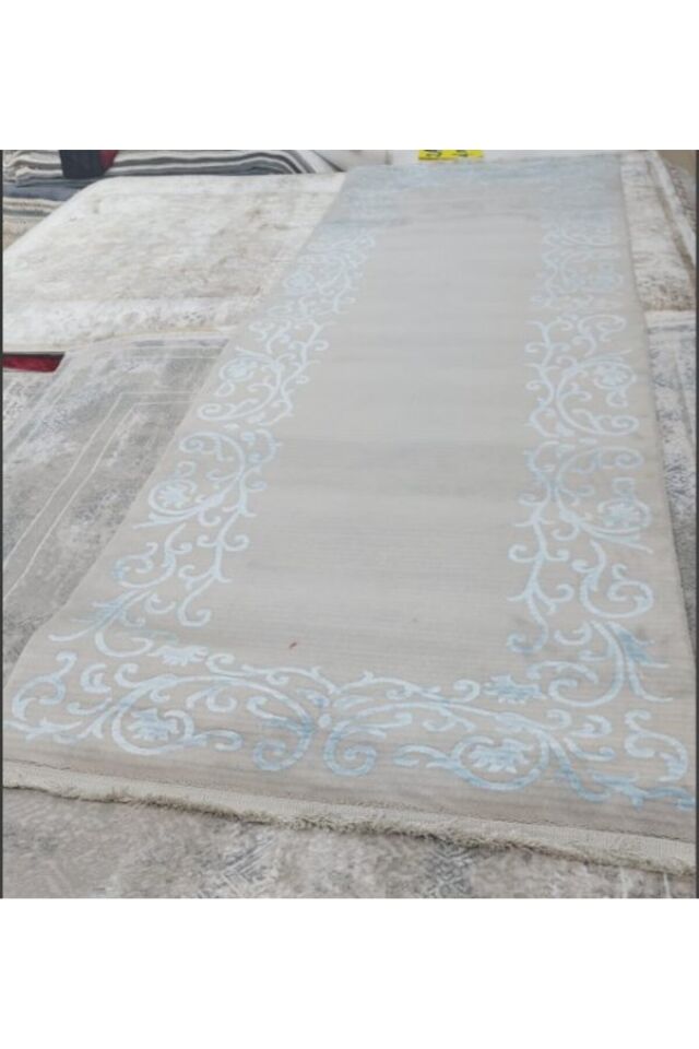 SARAY SIK DOKUMA KALIN AKRİLİK YOLLUK HALI Gri̇ - 100 X 300