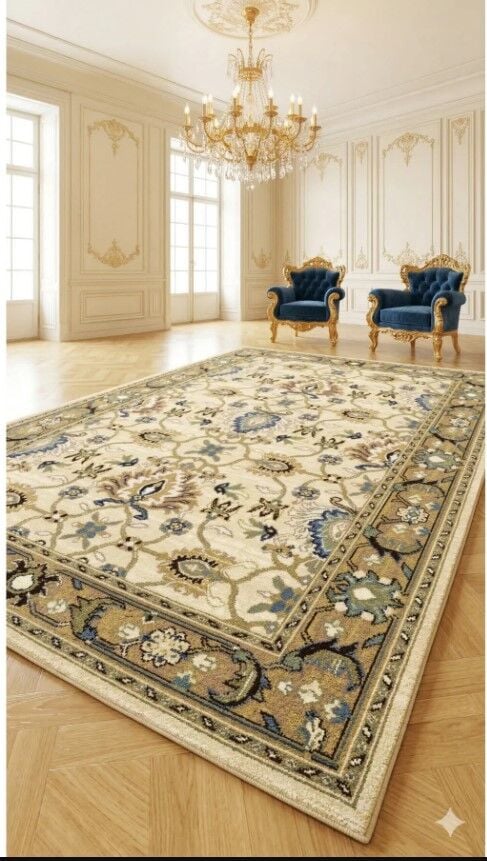 Yün Halı Uşak Saf Yün Halı 01081 Geleneksel Doku, Yün Halı