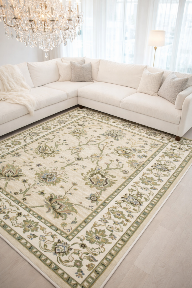 Yün Halı Uşak Saf Yün Halı 0108 Geleneksel Doku, Yün Halı