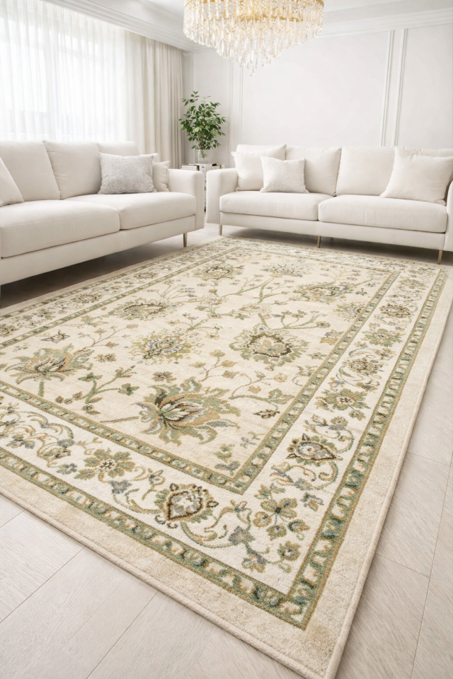 Yün Halı Uşak Saf Yün Halı 0108 Geleneksel Doku, Yün Halı