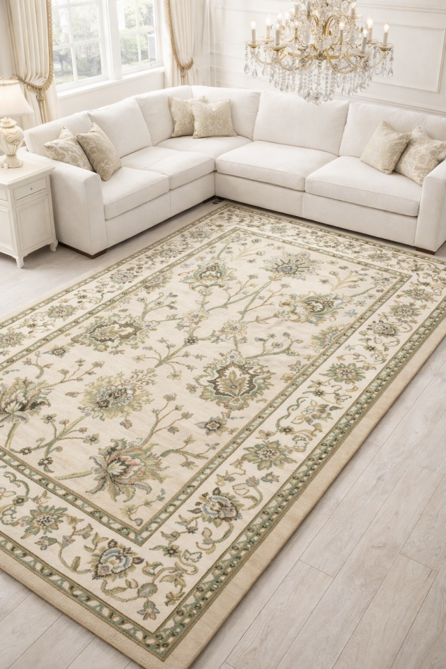 Yün Halı Uşak Saf Yün Halı 0108 Geleneksel Doku, Yün Halı