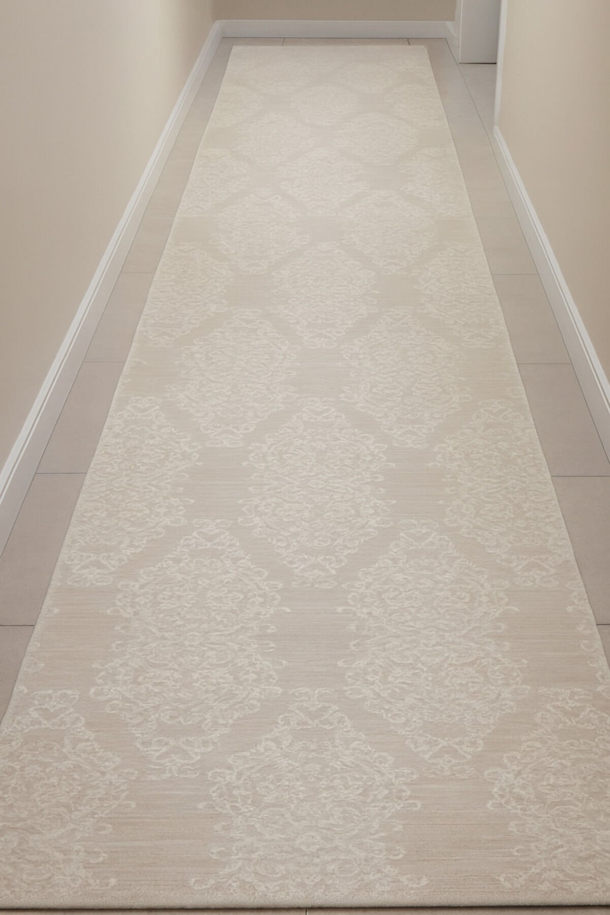 SARAY SIK DOKUMA KALIN AKRİLİK YOLLUK HALI Gri̇ - 100 X 300