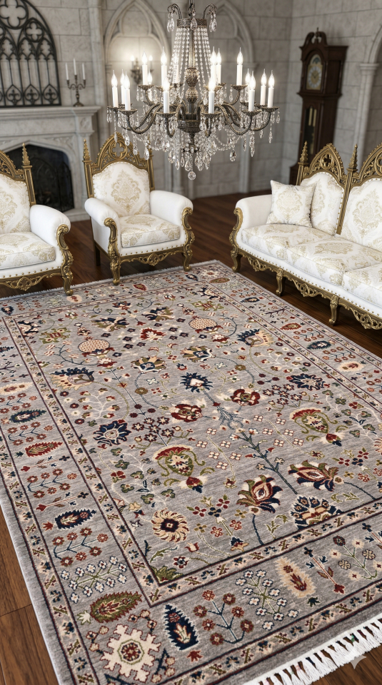 UŞAK SULTANİ SAF YÜN YÜKSEK KALİTE YÜN DEN DOKUNMUŞ ÖZEL EL EMEĞİDE YOĞUN OLAN YÜN DOKUMA HALI