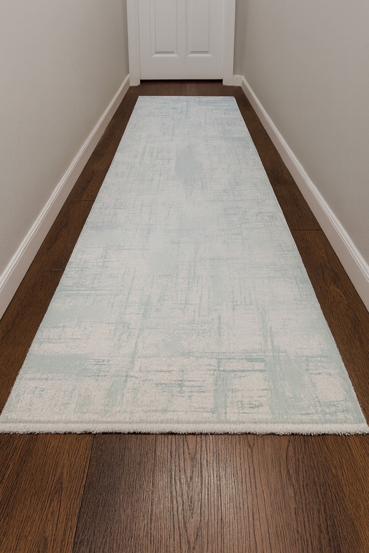 SARAY SIK DOKUMA KALIN AKRİLİK YOLLUK HALI Gri̇ - 100 X 300