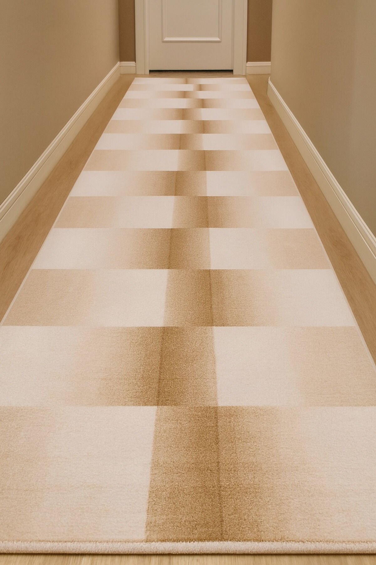 SARAY SIK DOKUMA KALIN AKRİLİK YOLLUK HALI Gri̇ - 100 X 200