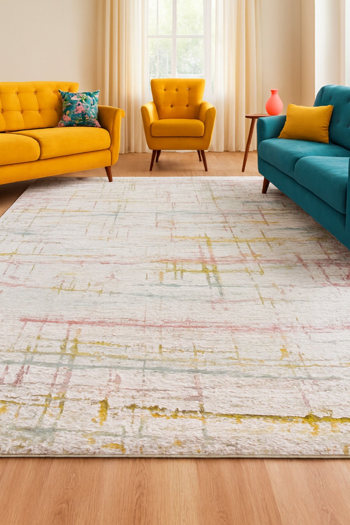 TİLYA SIK DOKUMA ORTA KALINLIKTA TOZ YAPMAYAN AKRİLİK HALI