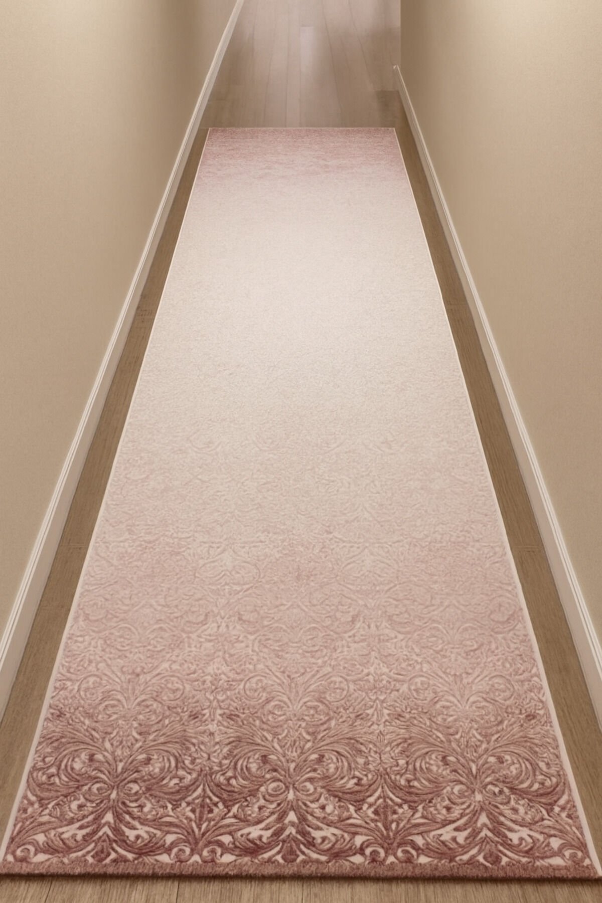 SARAY SIK DOKUMA KALIN AKRİLİK YOLLUK HALI Gri̇ - 100 X 200