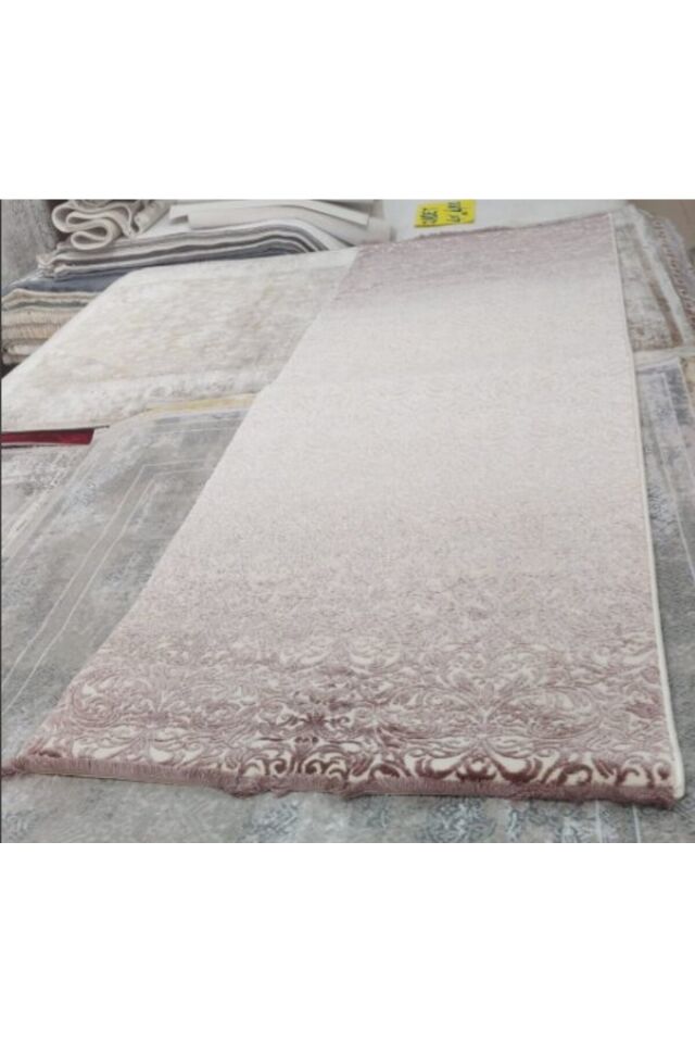 SARAY SIK DOKUMA KALIN AKRİLİK YOLLUK HALI Gri̇ - 120 X 180
