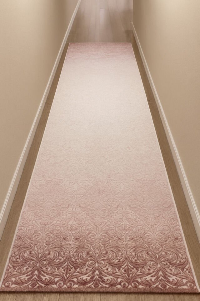 SARAY SIK DOKUMA KALIN AKRİLİK YOLLUK HALI Gri̇ - 120 X 180