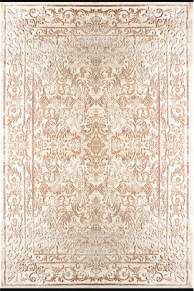 Yün Halı Uşak Saf Yün Mirage Parıltılı Muhteşem Yün Halı Kahve 004 Geleneksel Doku, Yün Halı