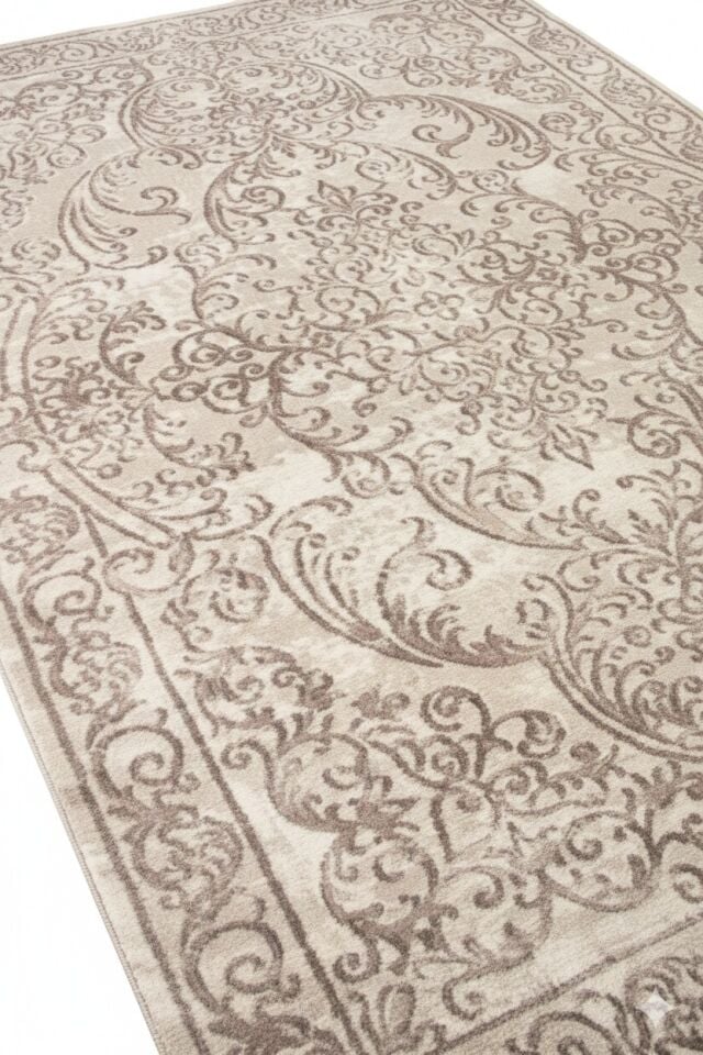 Yün Halı Uşak Saf Yün Mirage Parıltılı Muhteşem Yün Halı Kahve 004 Geleneksel Doku, Yün Halı