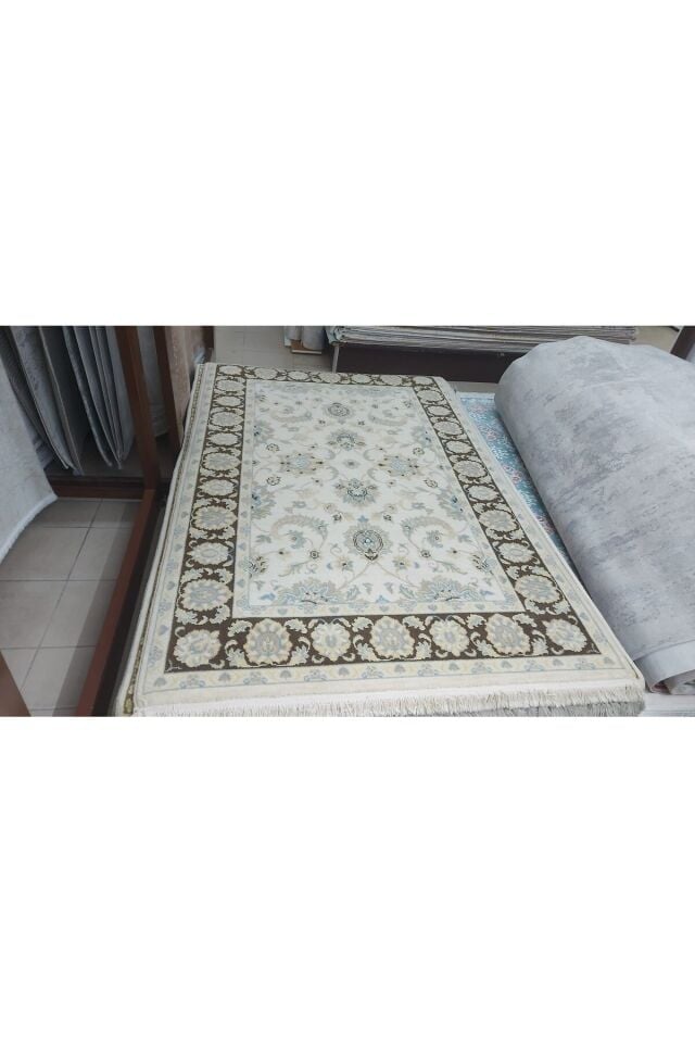 YÜN HALI UŞAK  SAF YÜN  SÜPER HALI KAHVE ANTRASİT 01052