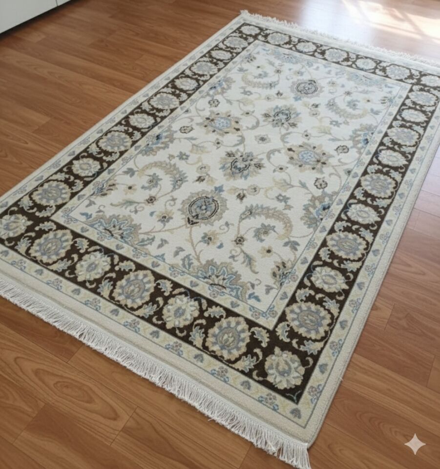 YÜN HALI UŞAK  SAF YÜN  SÜPER HALI KAHVE ANTRASİT 01052