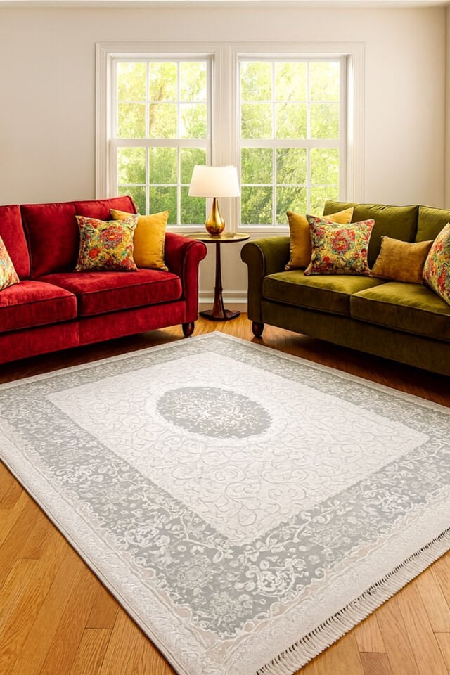 ZİRVE SARAY  SIK DOKUMA KALIN AKRİLİK MUHTEŞEM SALON HALISI