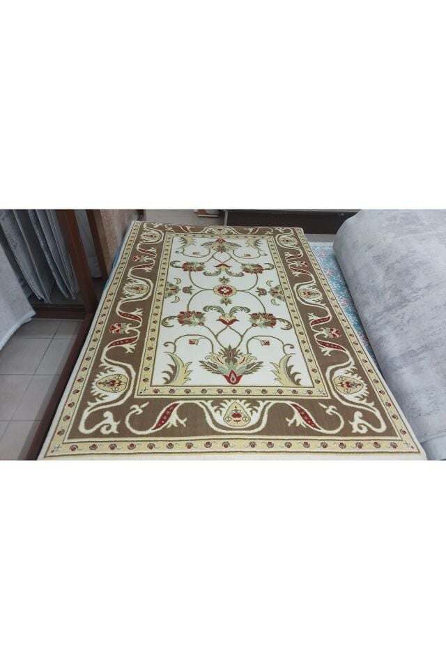 YÜN HALI UŞAK  SAF YÜN  SÜPER HALI KAHVE ANTRASİT 01052