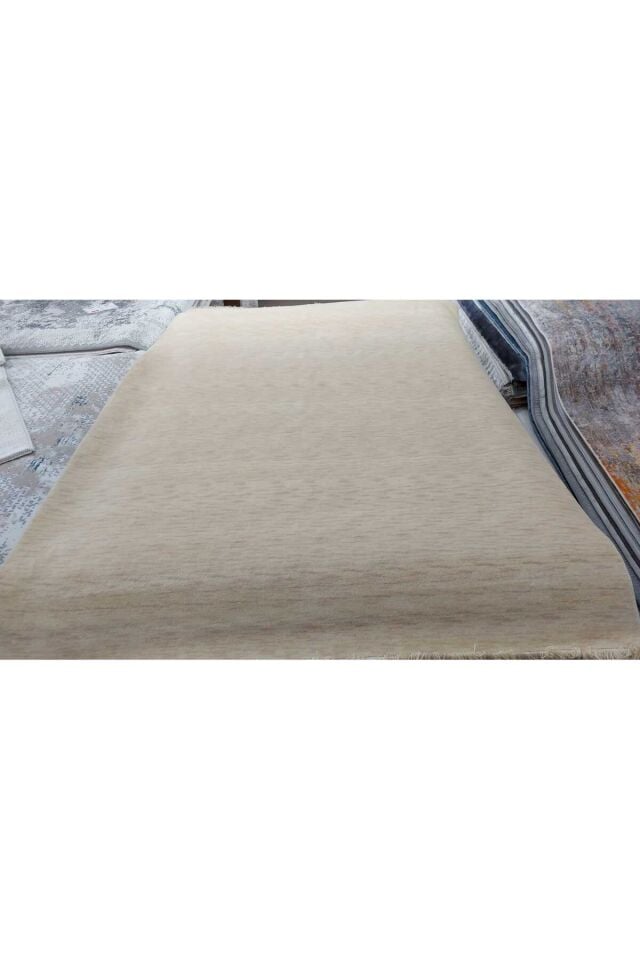 Yün Halı Uşak Saf Yün Halı Düz Renk  Özel Fiyat 002 Bej Geleneksel Doku, Yün Halı