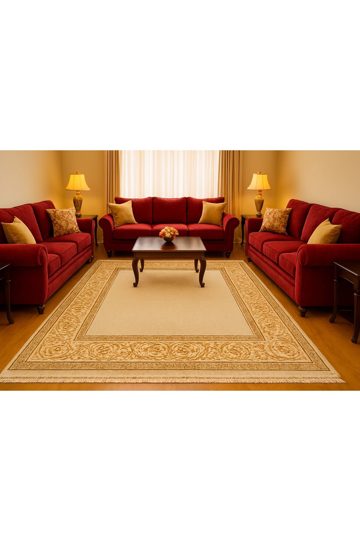 SULTAN İPEK HALI YÜKSEK KALİTE SIK DOKUMA EL EMEĞİDE OLAN İPEK SALON HALISI