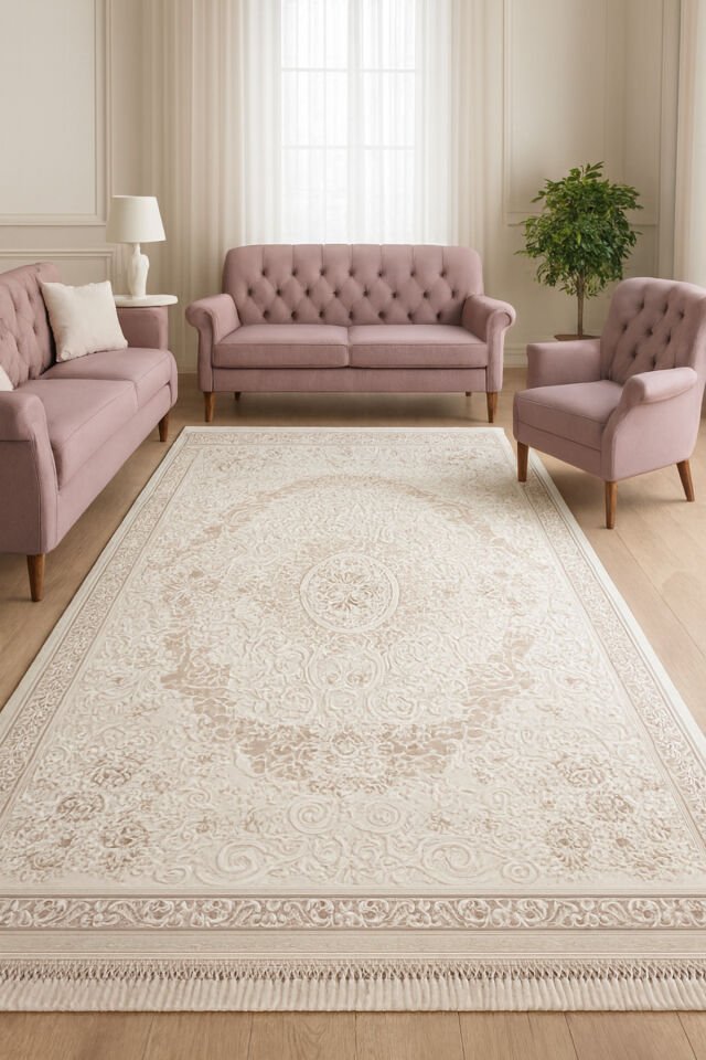 HALI SARAY ASİL Kahverengi̇ - 120 X 180