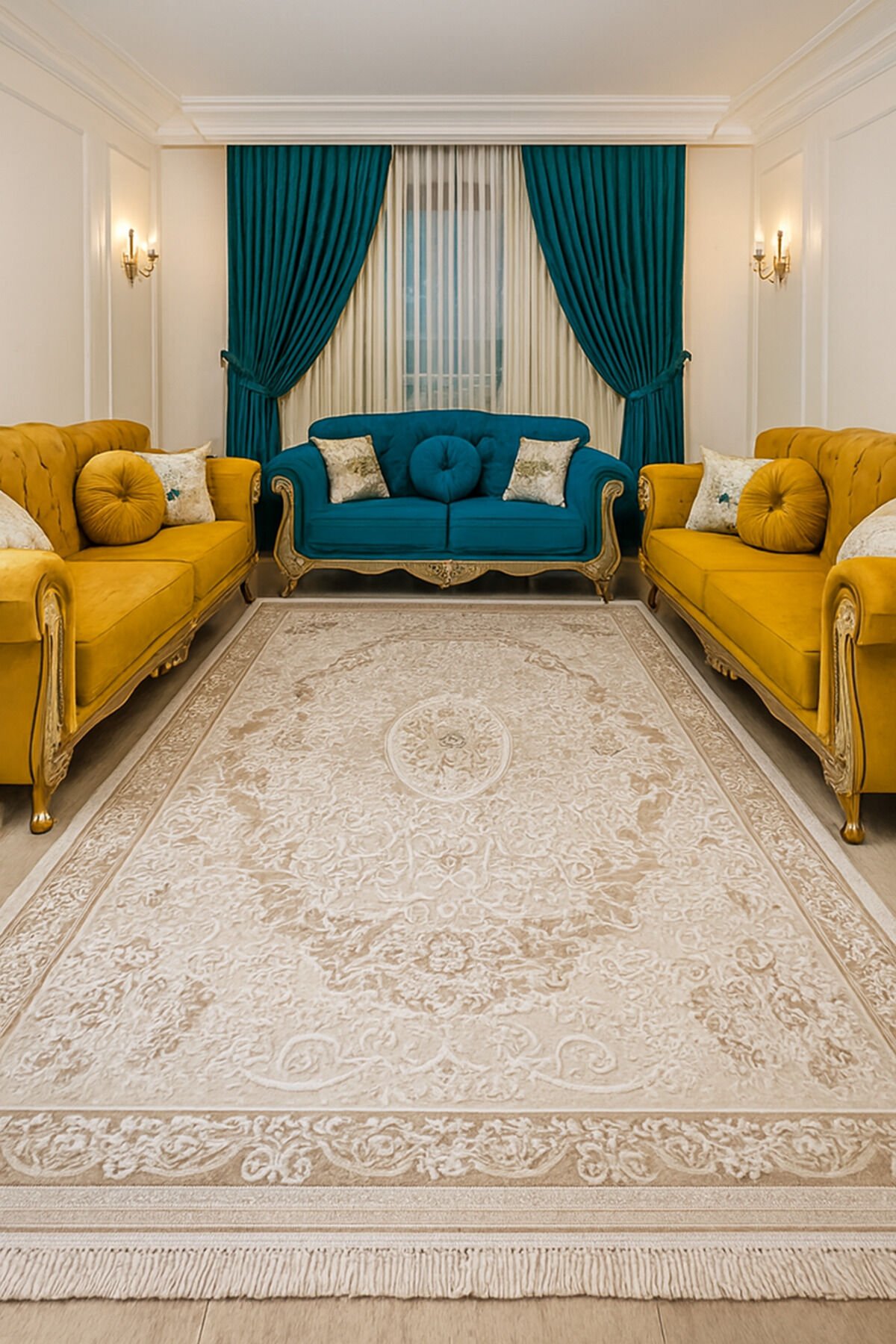 HALI SARAY ASİL Kahverengi̇ - 120 X 180