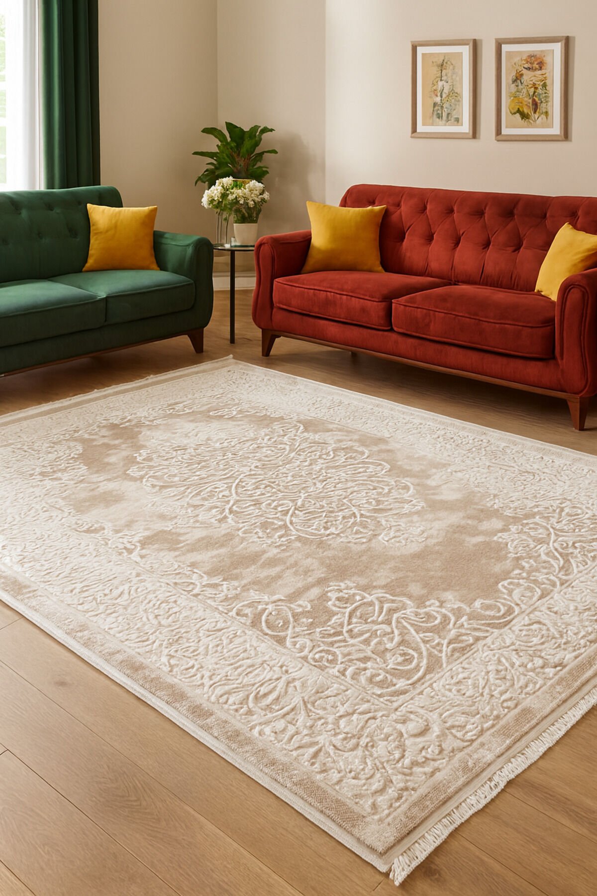 HALI SARAY ASİL Beyaz - 120 X 180