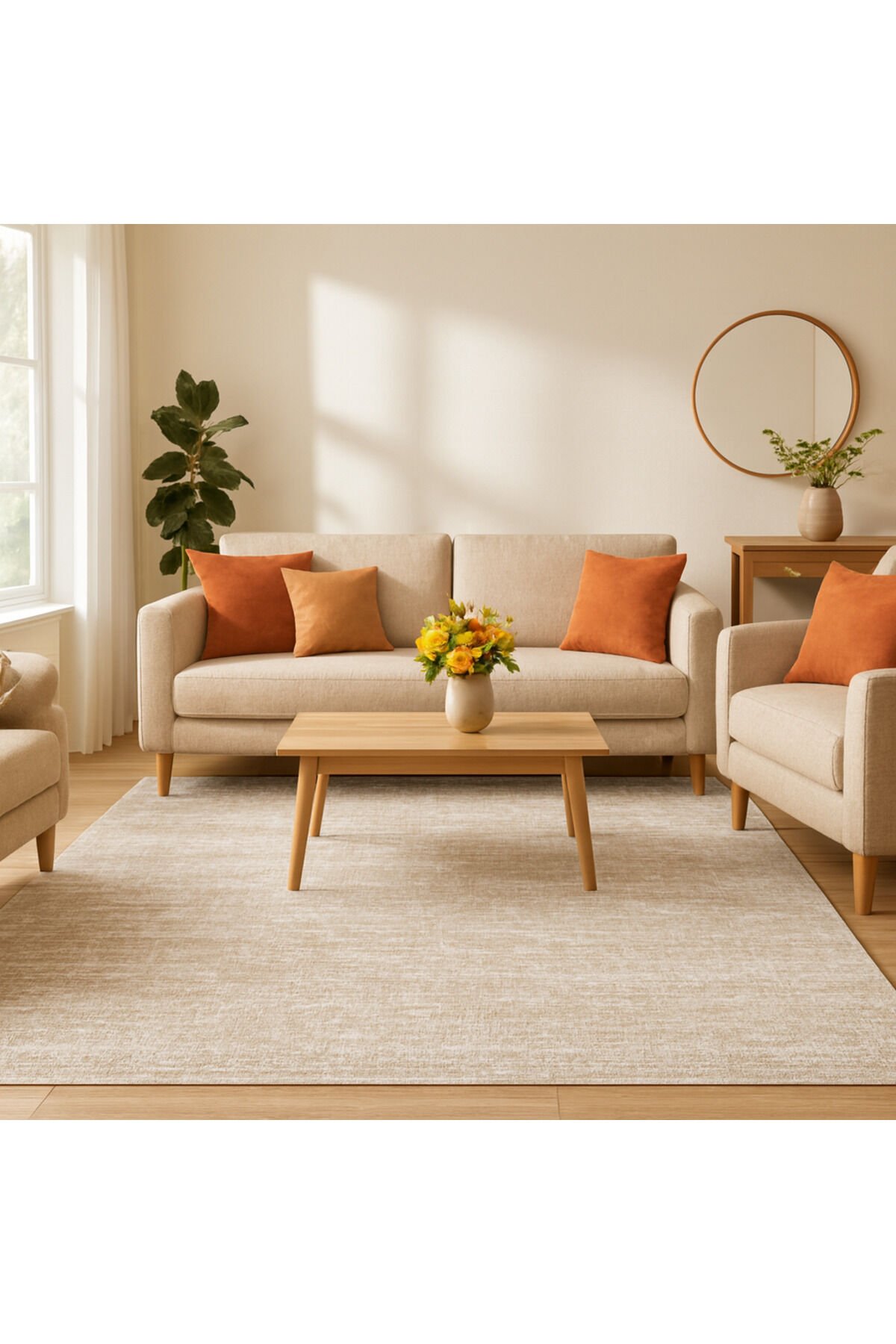 HALI SARAY İMGE Kahverengi̇ - 80 X 300