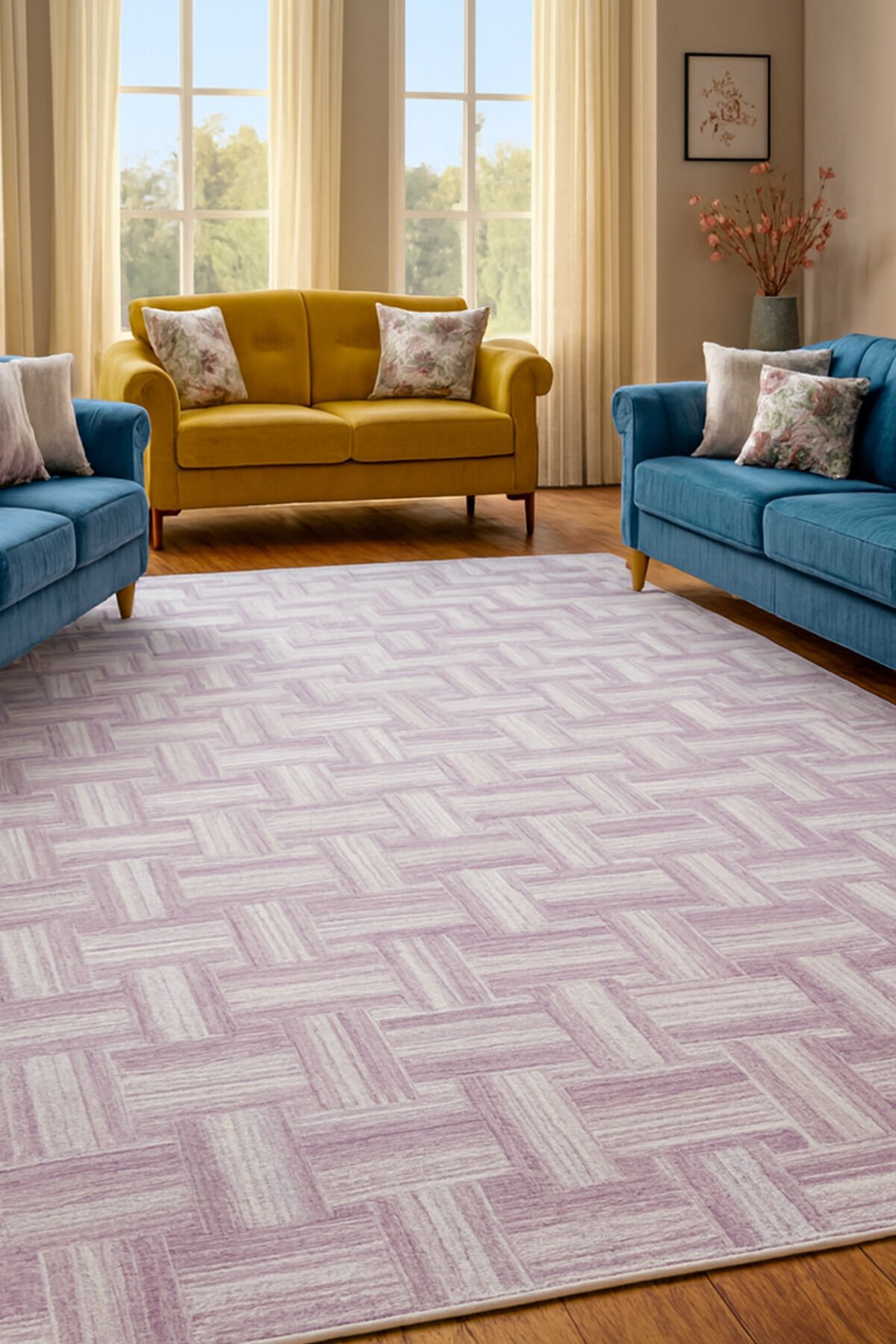Saray Imge Halı Pembe - 80 X 150