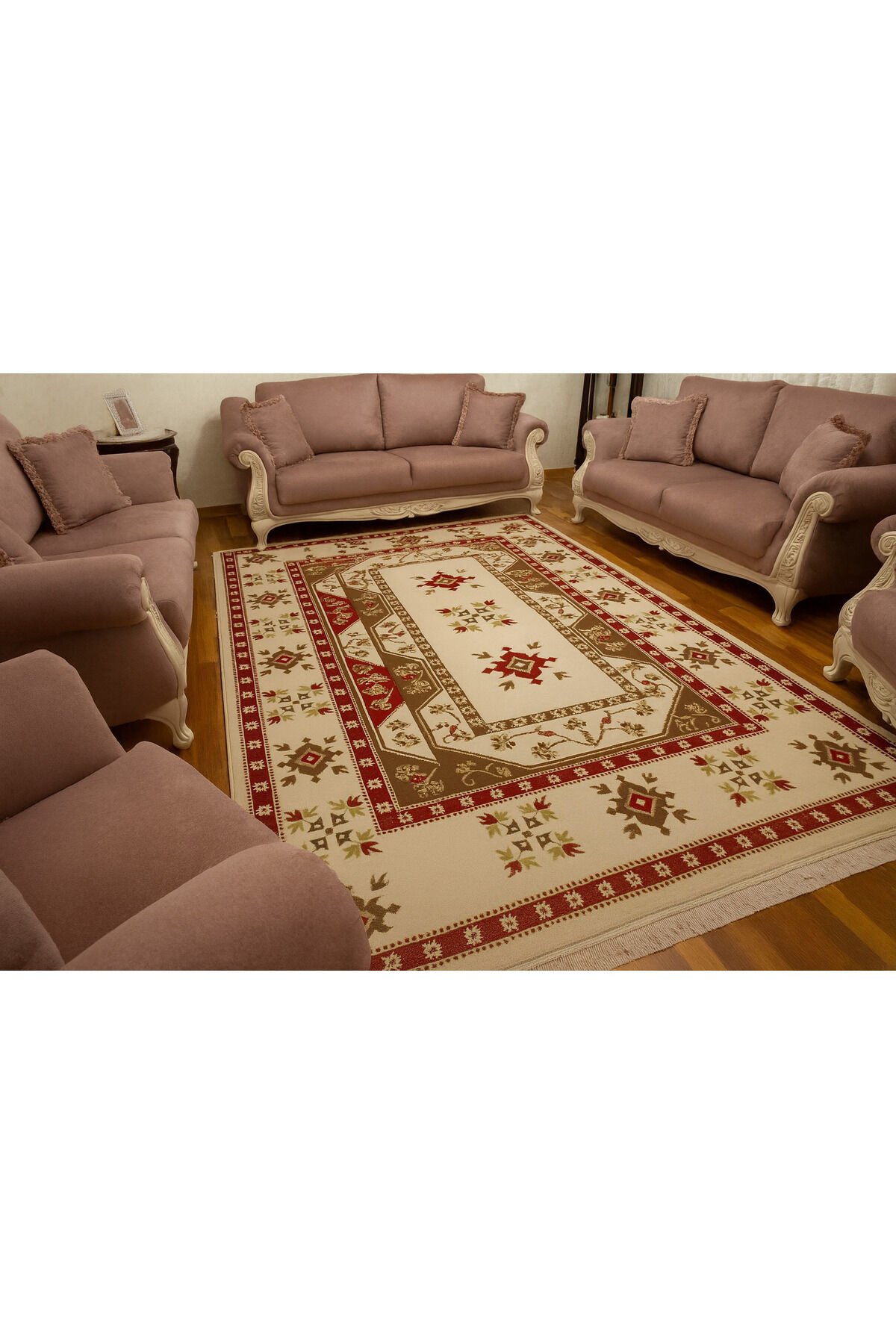 YÜN HALI UŞAK  SAF YÜN  SÜPER HALI Bej - 160 X 230