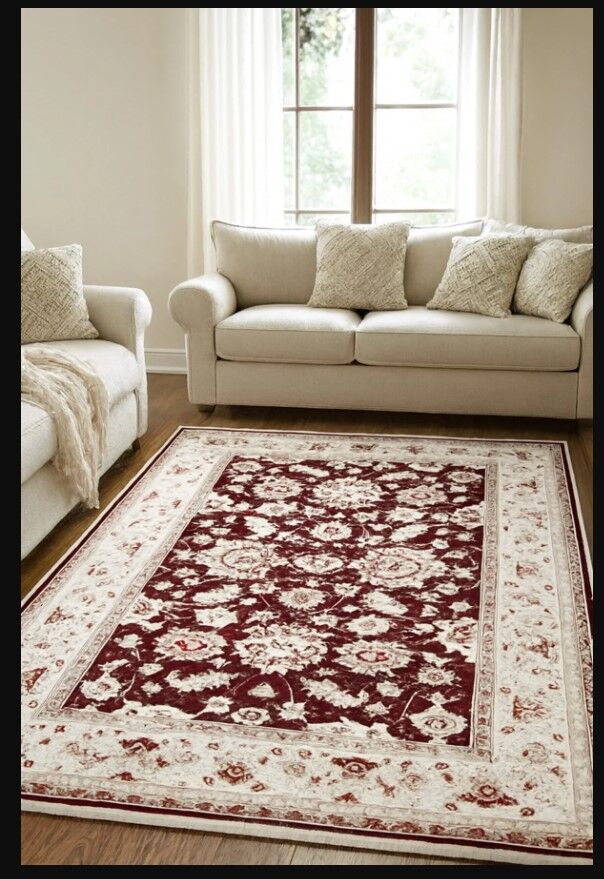 HANEDAN SIK DOKUMA İPEK AKRİLİK PARILTILI TÜY VERMEYEN YÜKSEK KALİTE SALON HALISI ORTA KALINLIKTADI