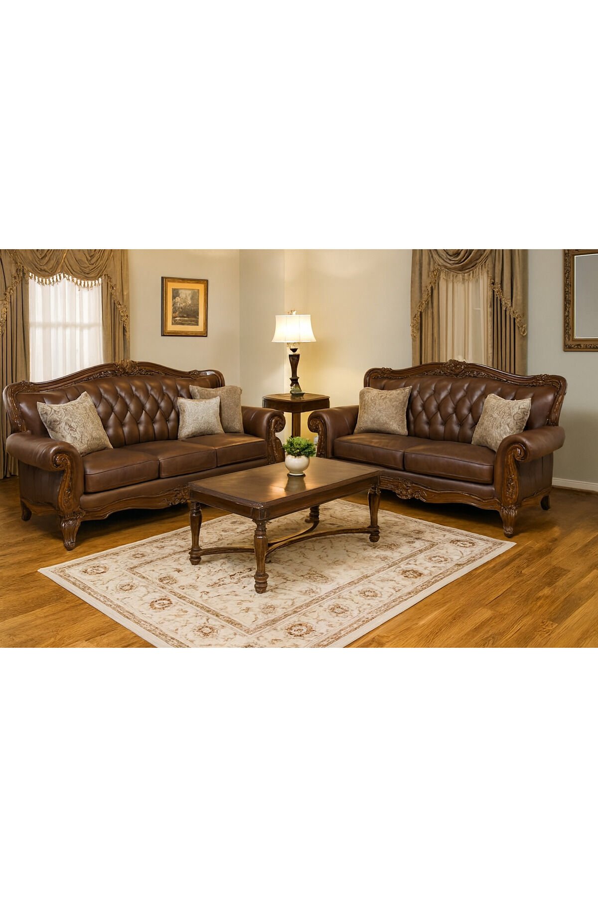 YÜN HALI UŞAK  SAF YÜN  SÜPER HALI Bej - 160 X 230