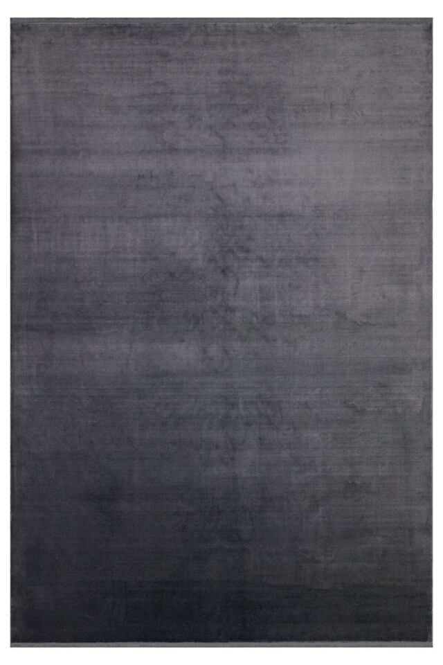 Apex Platin süper  Yüksek Kalite Ipek Bambu Parıltılı Düz Renk Halı Premium Salon Halısı Antrasit - 160 X 230