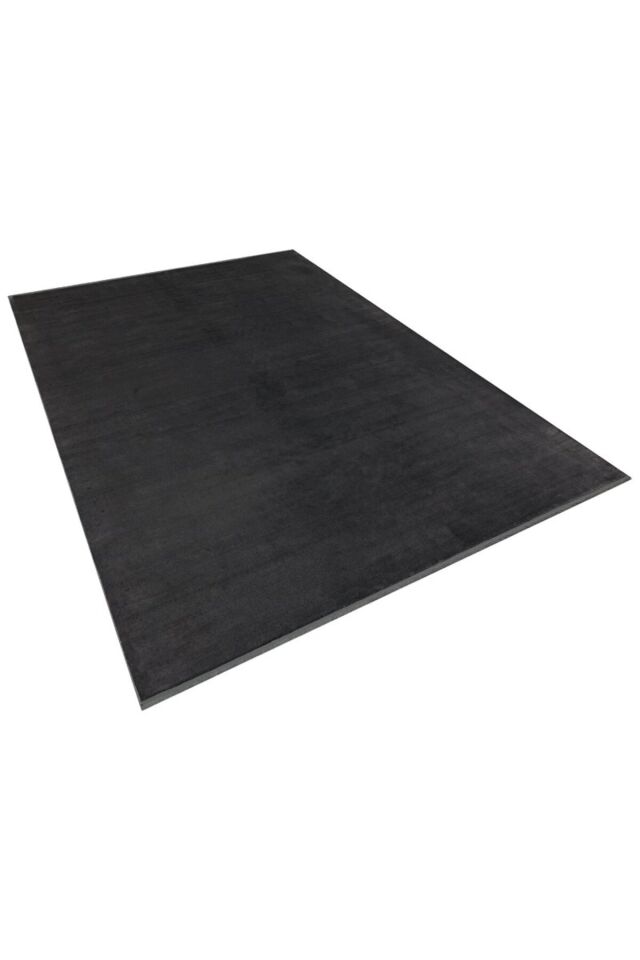 Apex Platin süper  Yüksek Kalite Ipek Bambu Parıltılı Düz Renk Halı Premium Salon Halısı Antrasit - 240 X 340