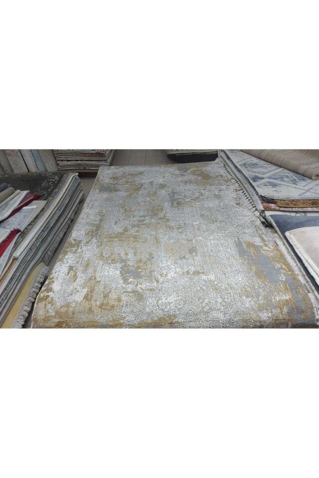 premium ipek bambu sık dokuma parıltılı muhteşem halı