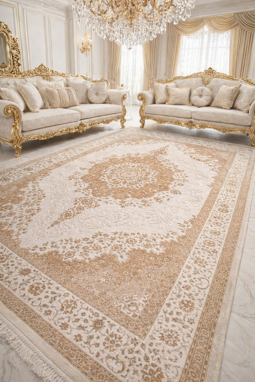 Hanedan ipek akrilik sık yüksek kalite dokuma salon halısı