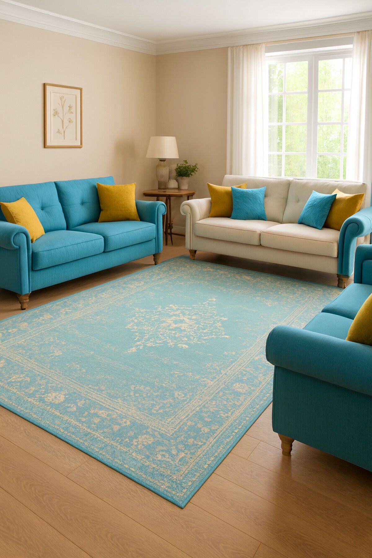 Alıkm dokusu sık akrilik kalın dokuma süper halı