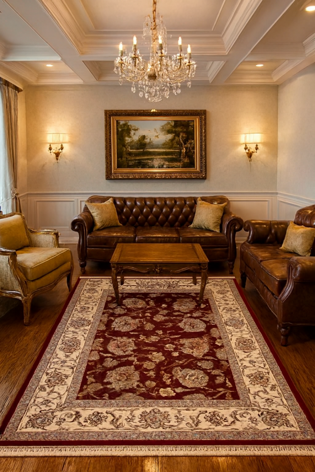 UŞAK SAFİ YÜN ÖZEL DEMİRCİ DOKUMA YÜKSEK KALİTE DOKUMA YÜN HALI